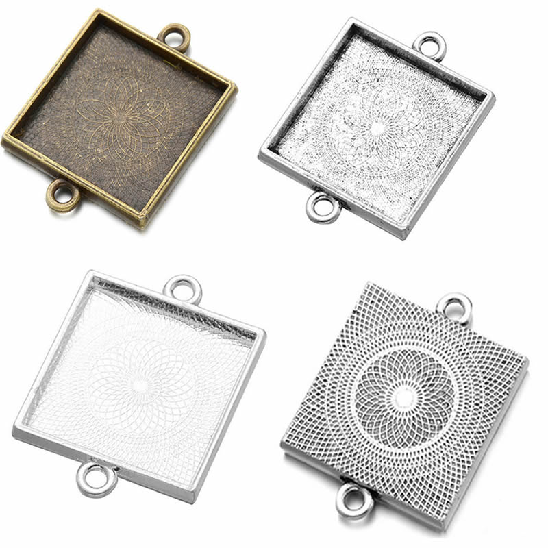 Onefrezowanie Fit 25x25mm kwad – Bezels Set Pendant recenzja i cena