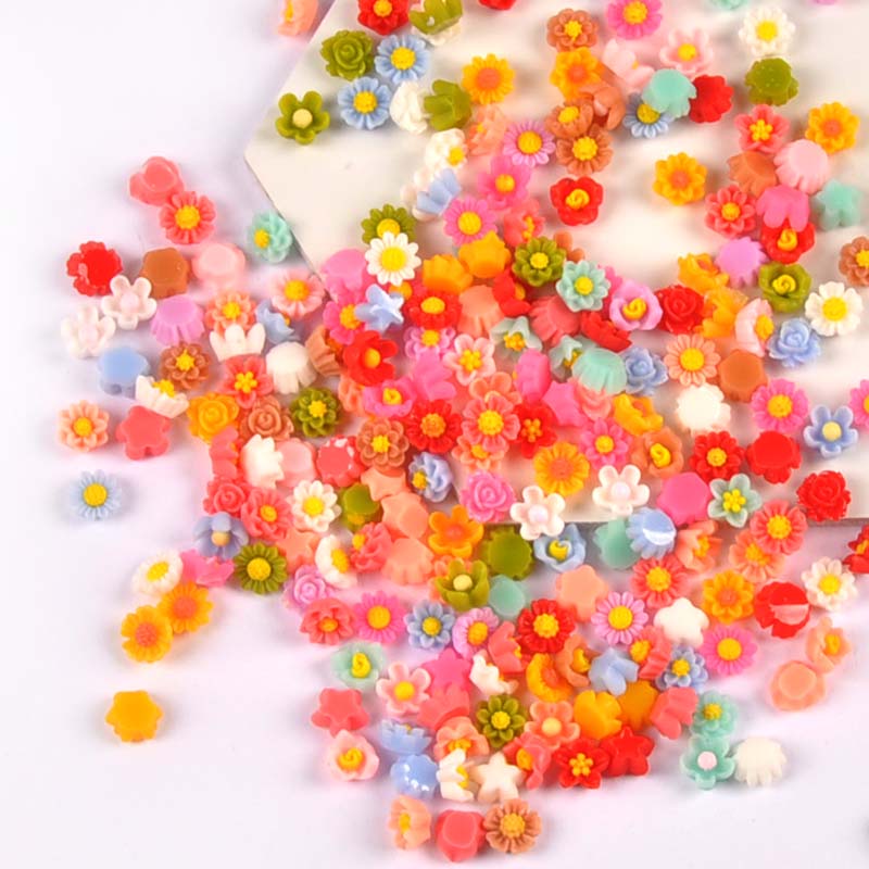 100 sztuk 6mm mieszane Mini Fl – Resin Craft Ideas recenzja i cena