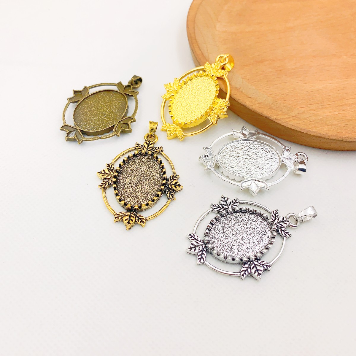 Onebeading Fit 18x25mm owalne  – Bezels Set Pendant recenzja i cena