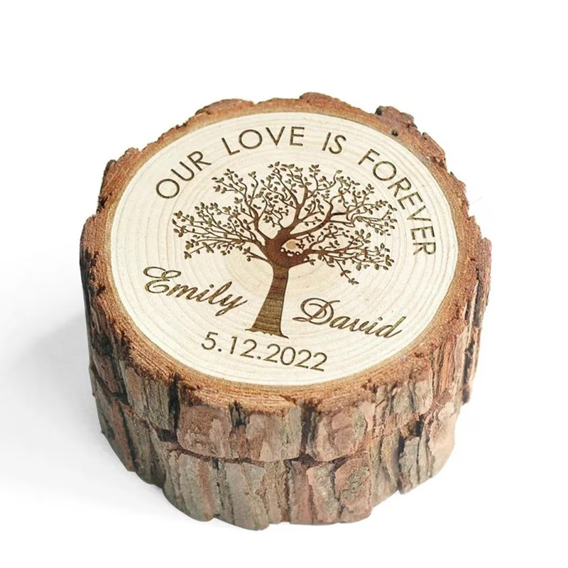 Spersonalizowane drewniane pud – Wood Ring Blank recenzja i cena